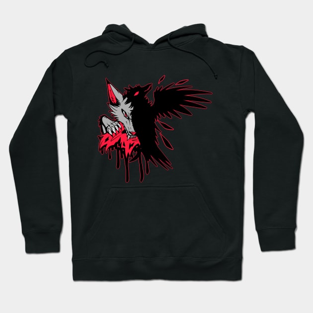 Wolves and Ravens Hoodie by SEUNG